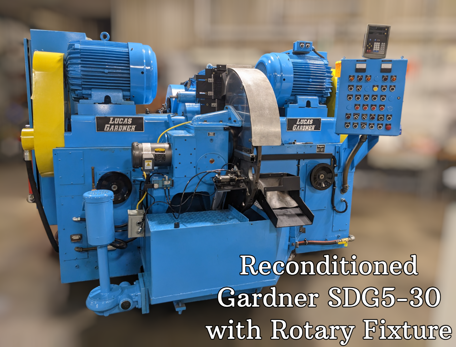 Reconditioned Gardner SDG5-30 Rotary Horizontal Double Disc Grinder Disk For Sale