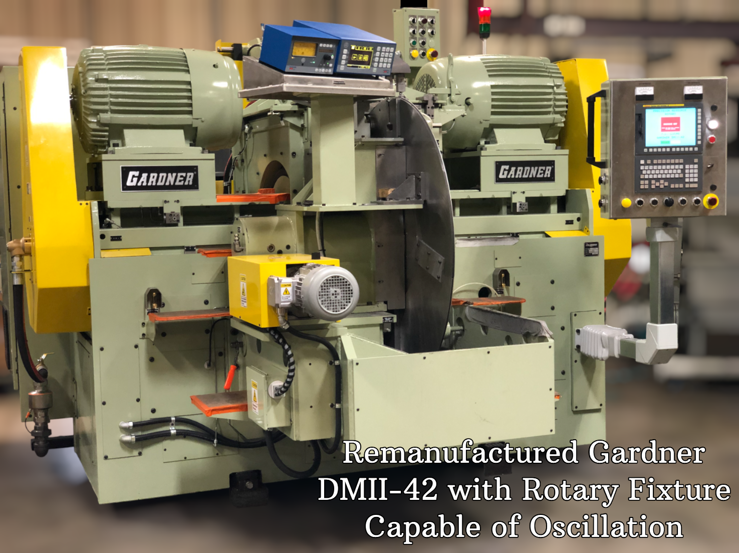 Remanufactured Gardner DMII-42 Rotary Horizontal Double Disc Grinder Disk For Sale