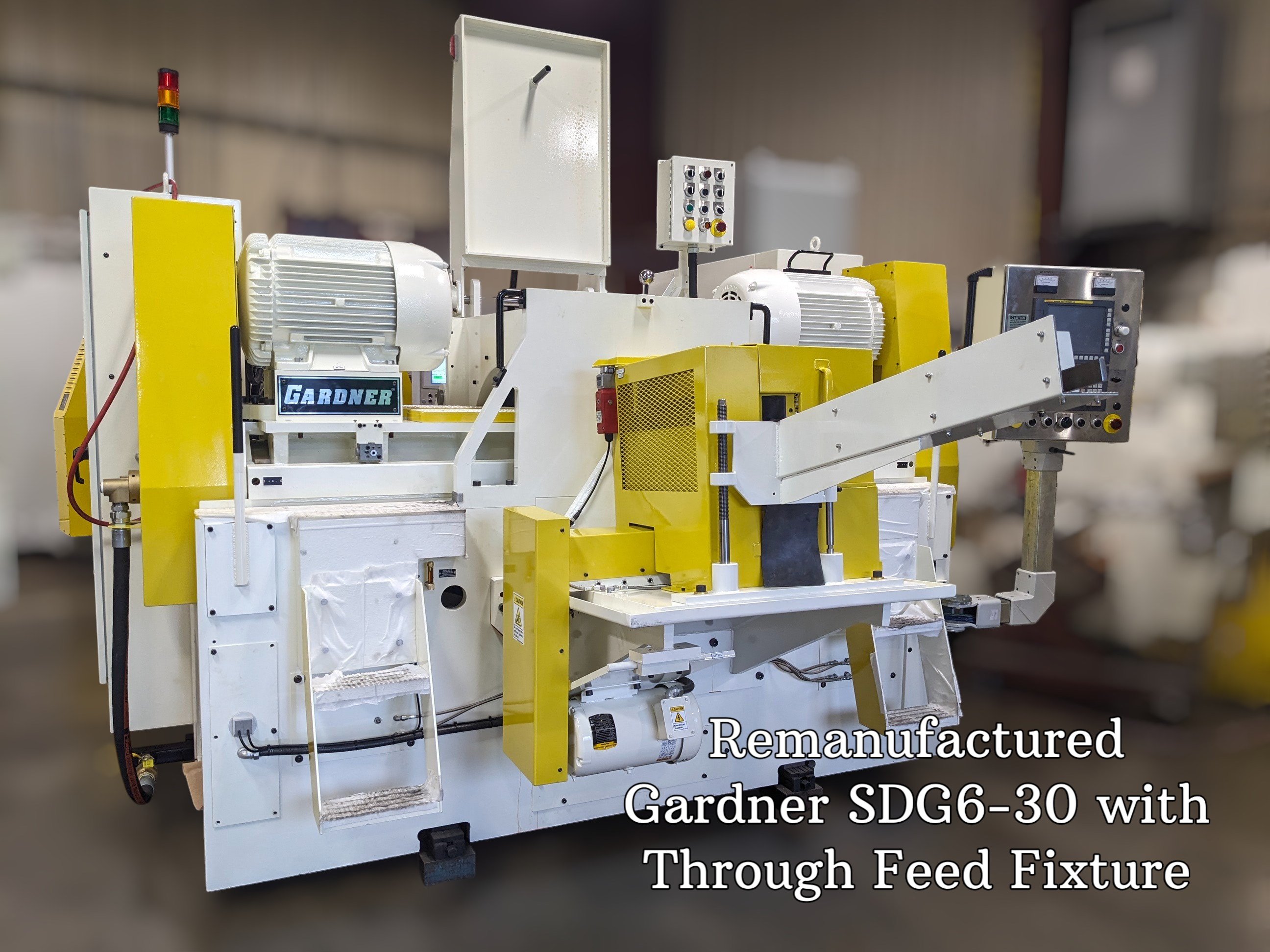 Remanufactured New Gardner SDG6-30 Horizontal Double Disc Disk Grinder Through Feed Thrufeed Fixture